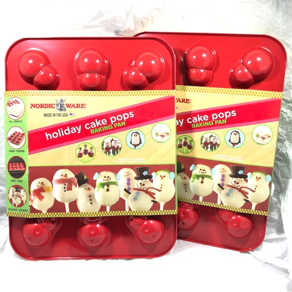 Nordic Ware Other - SET of 2 HOLIDAY CAKE POPS BAKING PANS